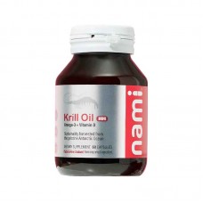 Nami 迷你磷虾油胶囊500mg（含欧米伽3+维D）60粒